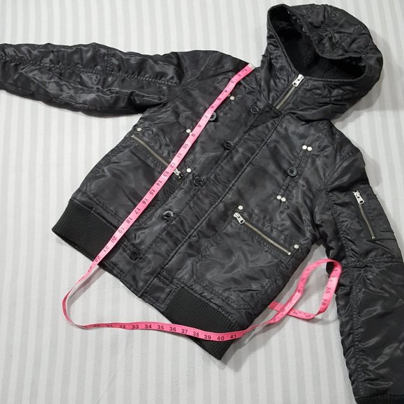 Buffalo David Bitton Cropped Parka, Medium - Picture 7 of 8